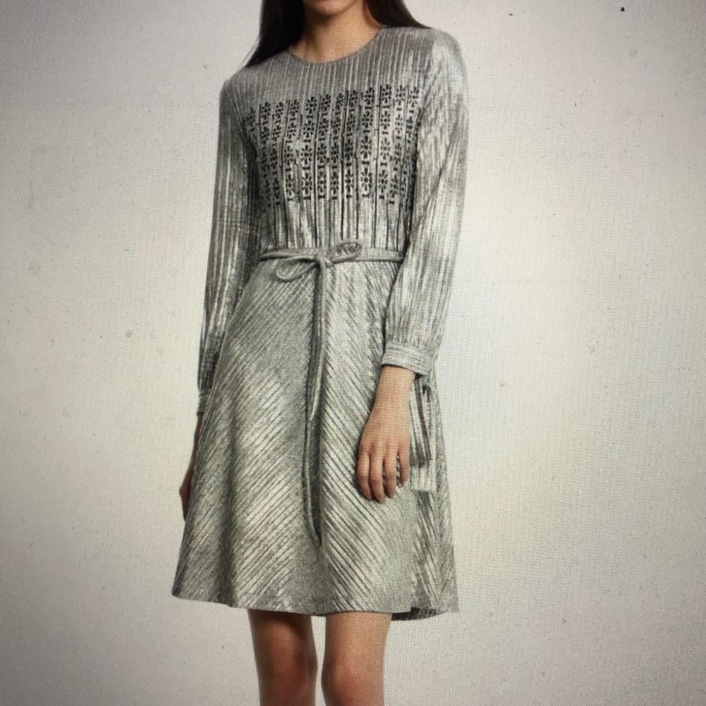NWT Vivienne Tam Gate Foiled Dress - Medium